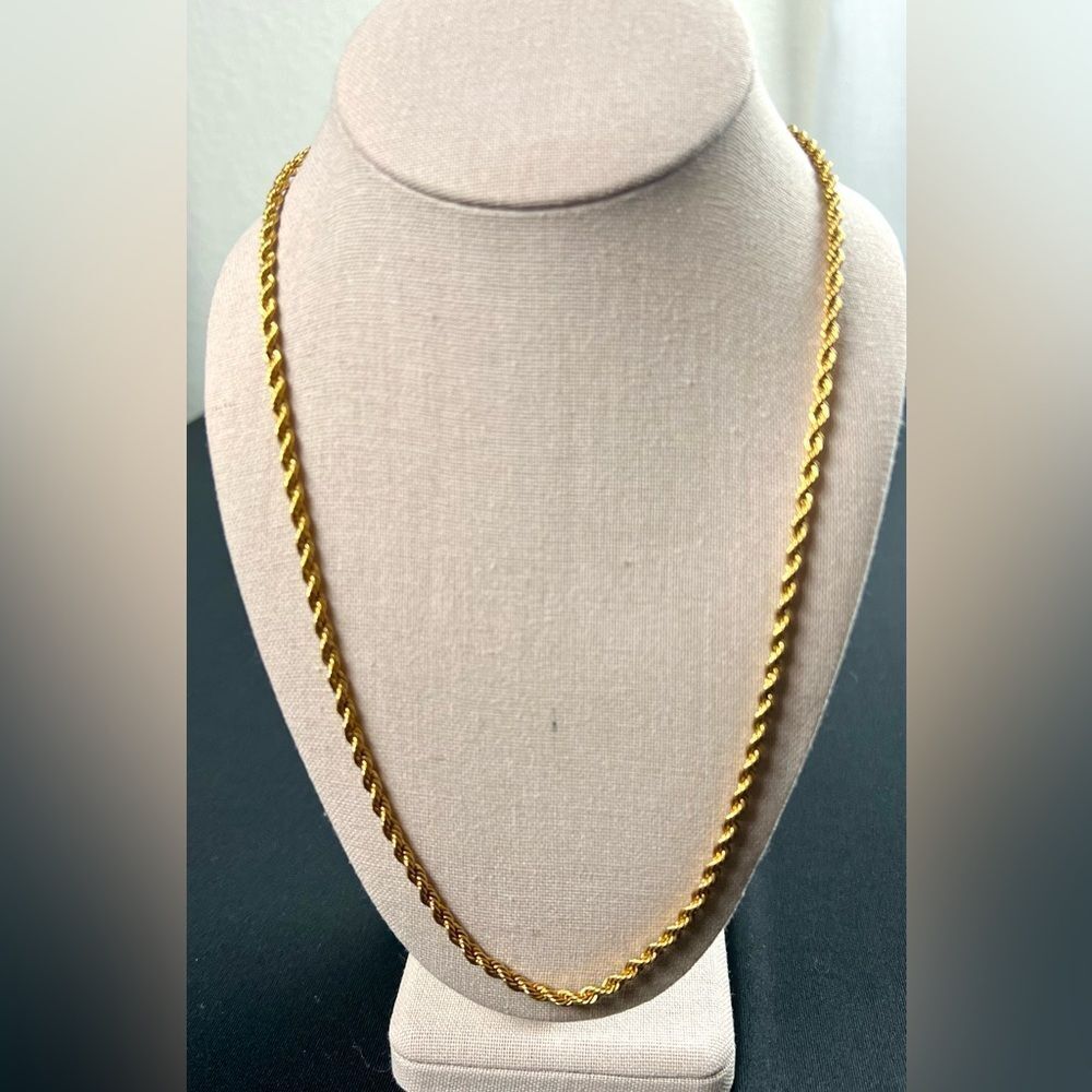 Napier Gold-Tone Twisted Rope Necklace
